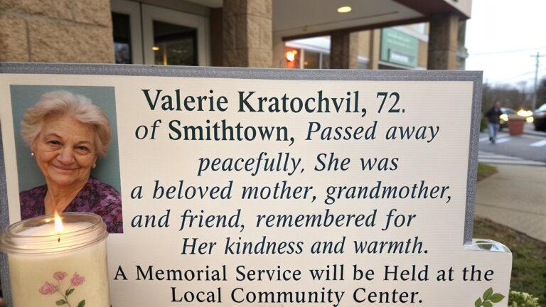 valerie kratochvil obituary smithtown – Remembering a Beloved Student