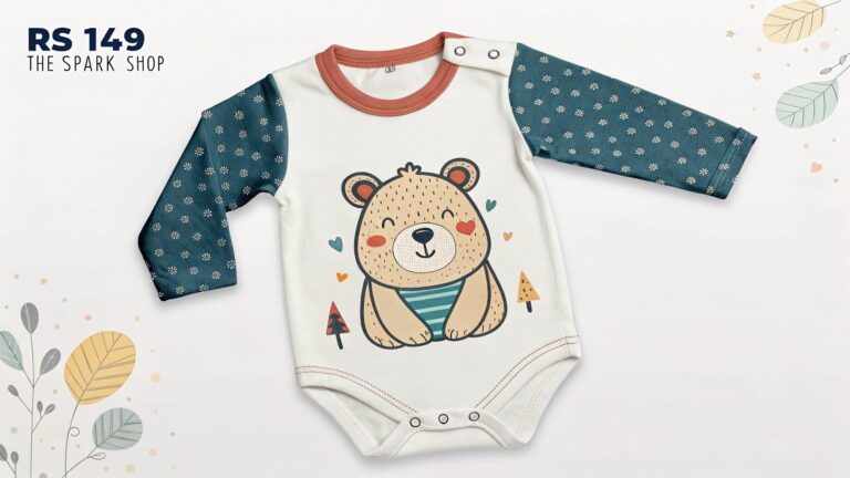 rs 149 bear design long-sleeve baby jumpsuit thespark shop – Comprehensive Review